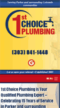 Mobile Screenshot of 1stchoiceplumbing.us